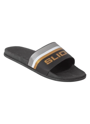 Perfecta - Chinelo Slide Dourado em Sintético - PERFECTA