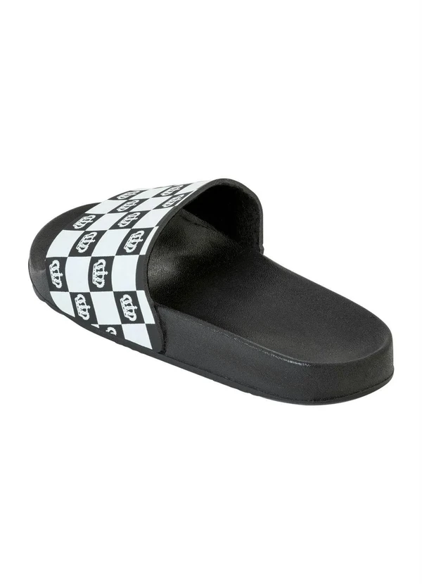 Perfecta - Chinelo Slide Masculino Preto com Estampa 2