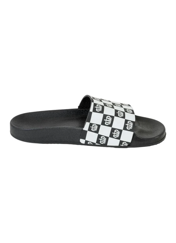 Perfecta - Chinelo Slide Masculino Preto com Estampa 3