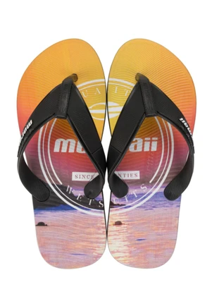 Mormaii - Chinelo Tropical Grafics 21088 Preto - MORMAII