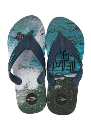 Mormaii - Chinelo Tropical Grafics Masculino 22494 Azul - MORMAII