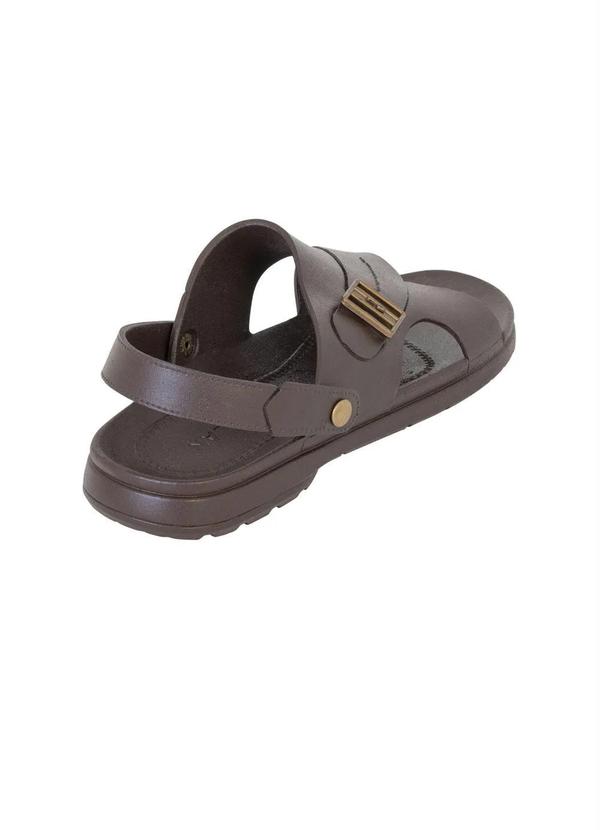 Outlet - Sandália Marrom com Tira Móvel 2