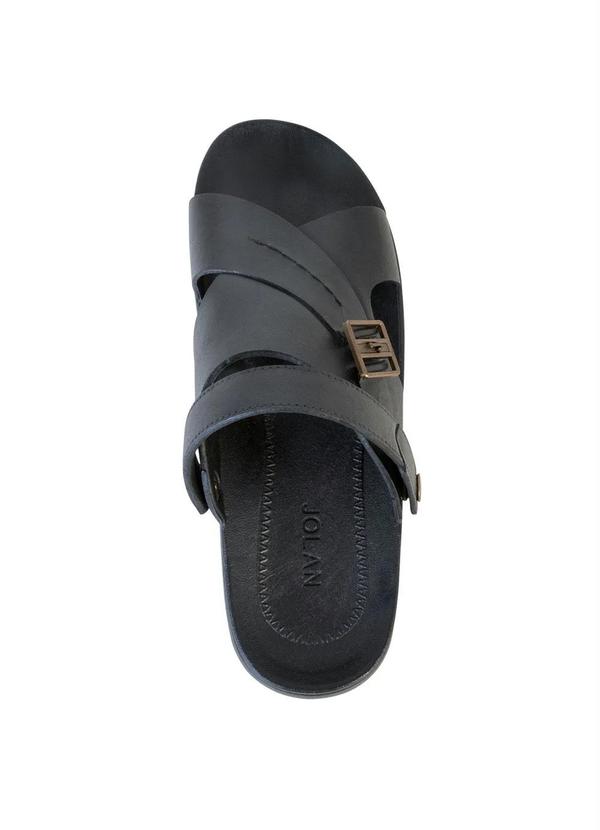 Outlet - Sandália Preta com Tira Móvel 4