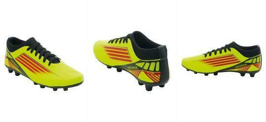 Chuteira Campo Amarela com Travas Fixas