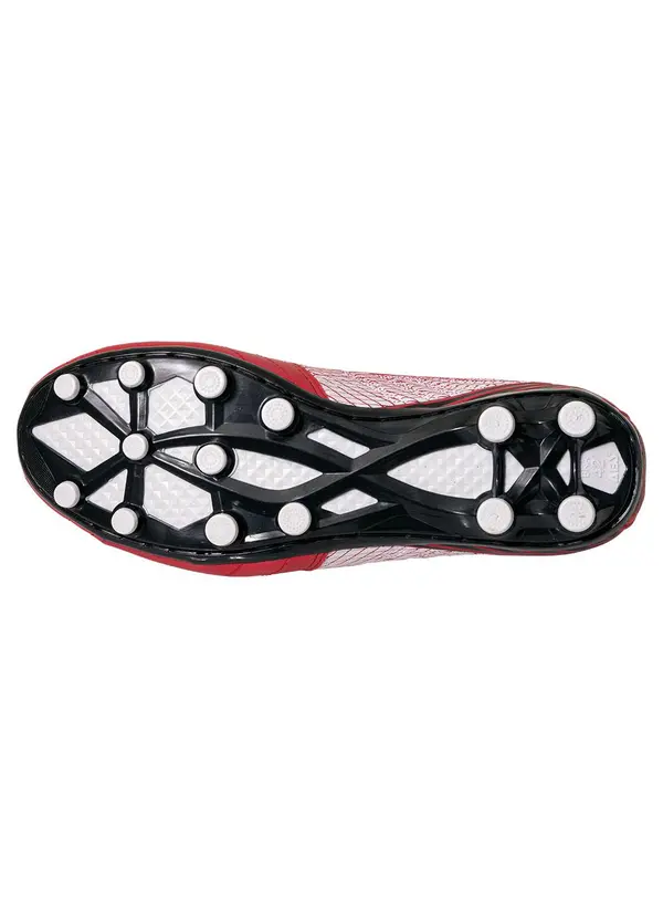 Perfecta - Chuteira de Campo Vermelha em Sintético 4