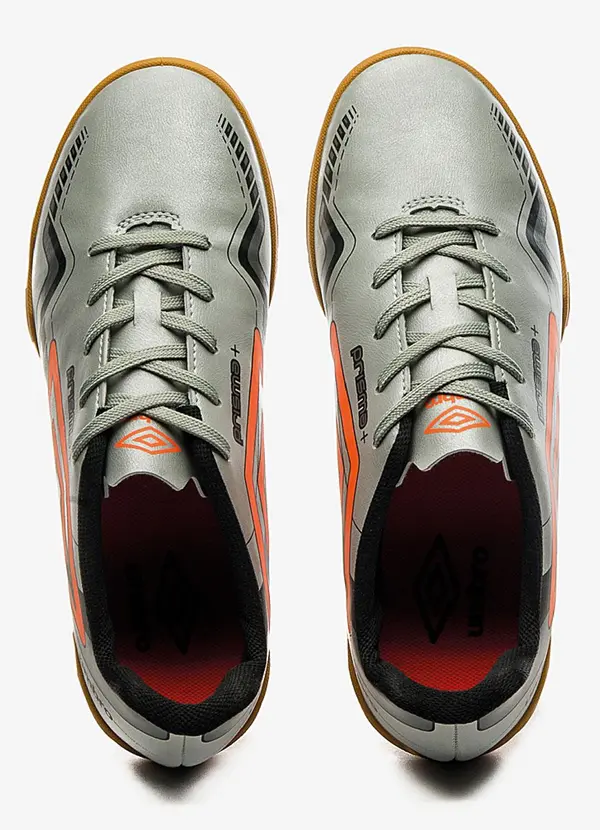 Umbro - Chuteira Futsal Umbro Prisma+ Cinza 5