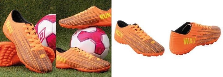 Chuteira Society Laranja em Sinttico