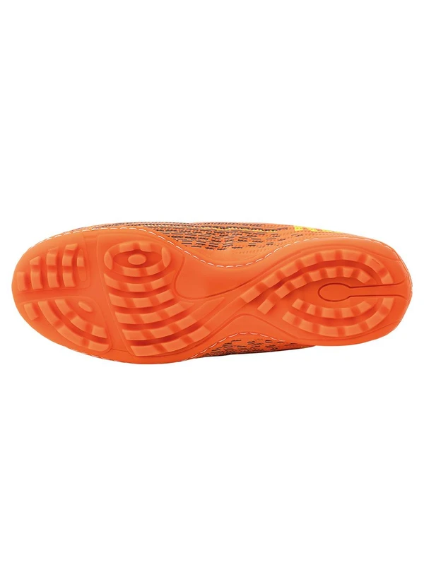 Perfecta - Chuteira Society Laranja em Sintético 6