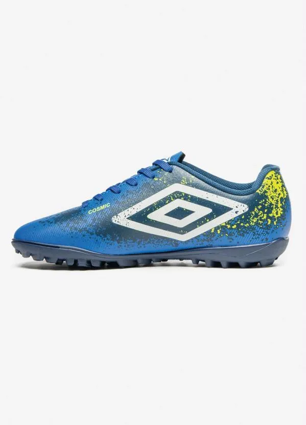 Umbro - Chuteira Society Umbro Cosmic Azul 3