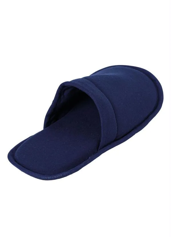Perfecta - Chinelo Pantufa Marinho em Tecido 2
