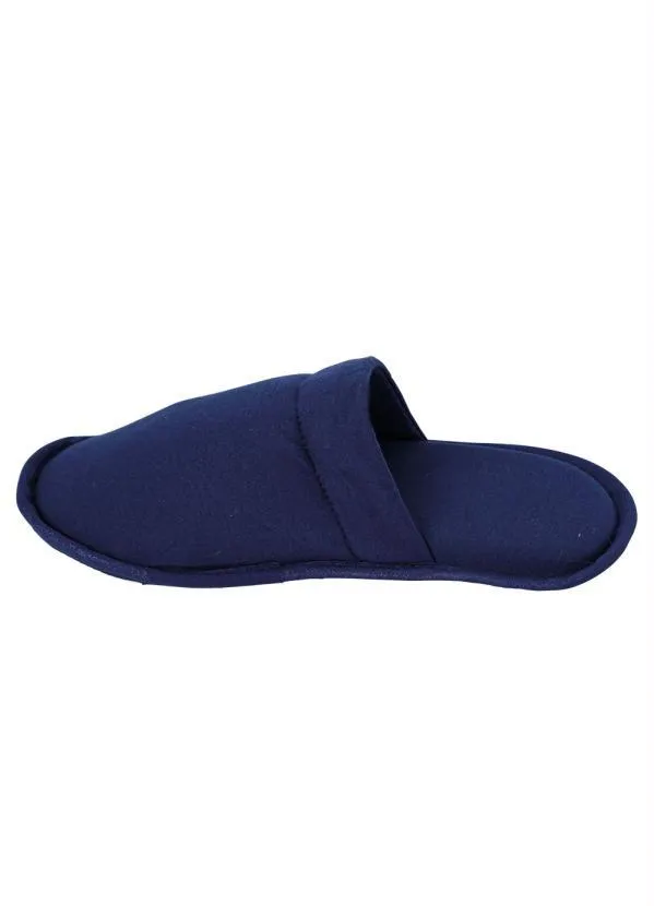Perfecta - Chinelo Pantufa Marinho em Tecido 3