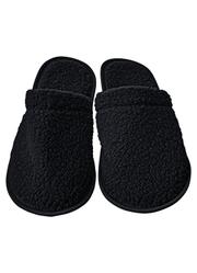 Chinelo Pantufa Masculino Preto em Tecido