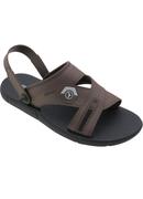 Sand�lia Masculina Marrom com Tira Remov�vel