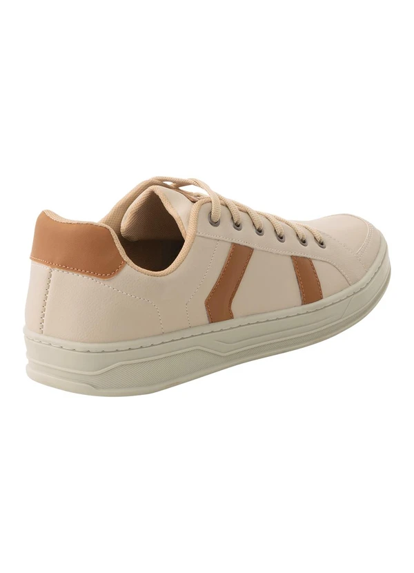 Perfecta - Sapatênis Bege em Sintético 2