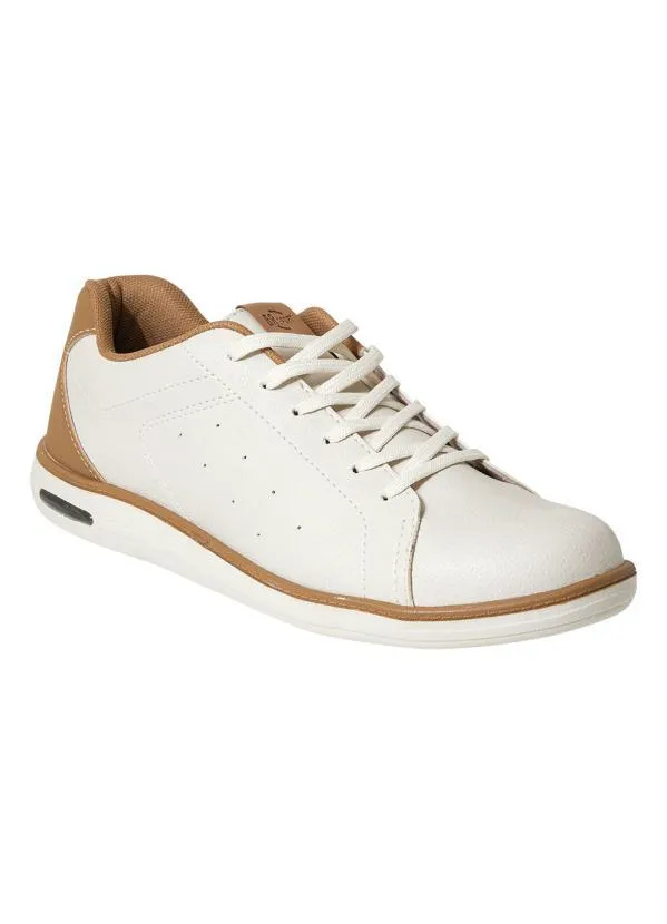 Br Sport - Sapatênis Br Sport Off White em Sisntético