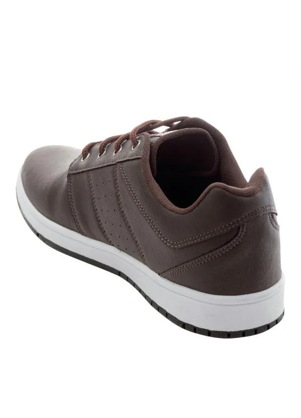 Perfecta - Sapatênis Café em Sintético 2