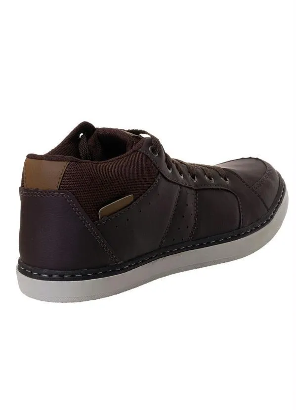 Perfecta - Sapatênis Café em Sintético 2