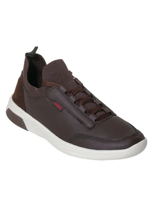 Perfecta - Sapatênis Café em Sintético - PERFECTA