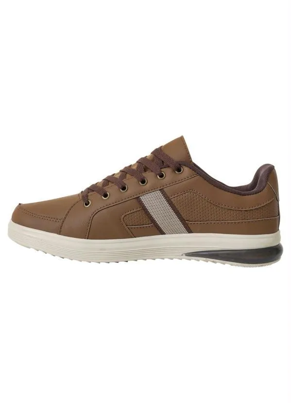 Perfecta - Sapatênis Caramelo em Sintético 3