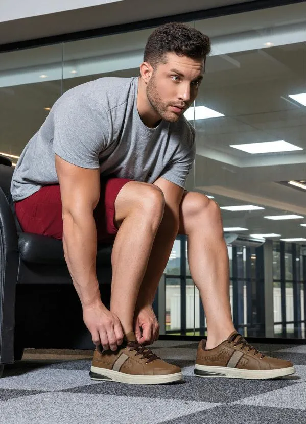 Perfecta - Sapatênis Caramelo em Sintético 5