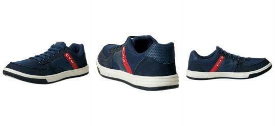 Sapatnis Marinho em Sinttico e Tecido