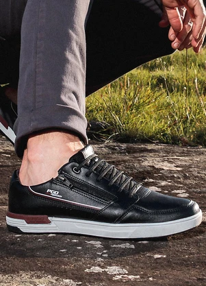 Sapatênis Pegada Preto Multimarcas