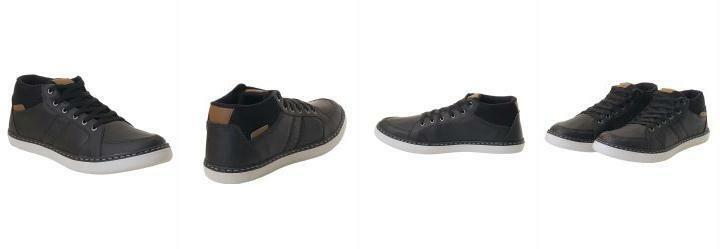 Sapatnis Preto em Sinttico