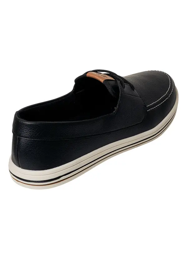 Br Sport - Mocassim Br Sport Preto em Sintético 2
