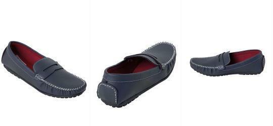 Mocassim Marinho em Sinttico