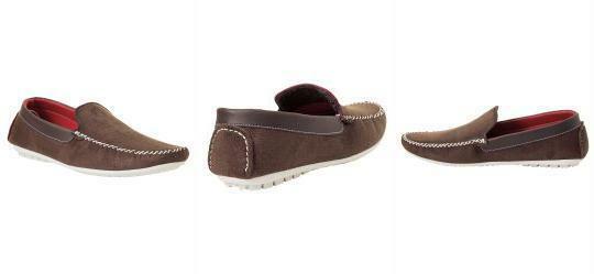 Mocassim Masculino Caf em Camura Sinttica