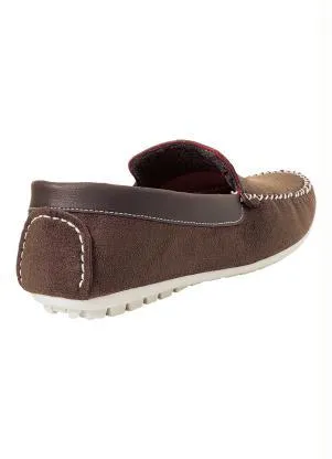 Perfecta - Mocassim Masculino Café em Camurça Sintética - PERFECTA