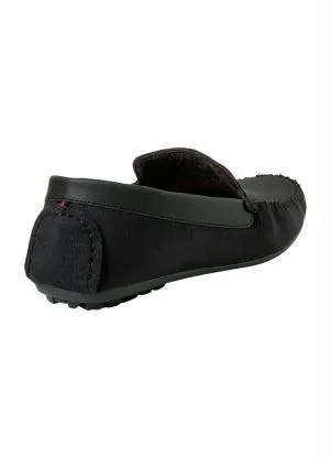Perfecta - Mocassim Masculino Preto em Camurça Sintética - PERFECTA