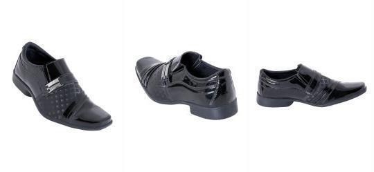 Sapato Preto em Sinttico