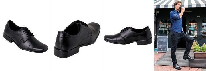 Sapato Preto em Sinttico