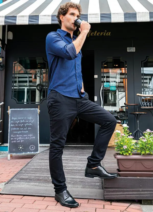 Perfecta - Sapato Preto em Sintético 4