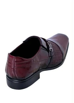 Perfecta - Sapato Social Bordo em Verniz - PERFECTA