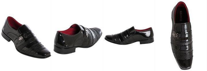 Sapato Social Envernizado Preto