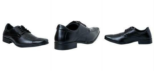 Sapato Social Preto em Sinttico