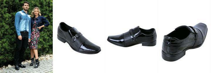 Sapato Social Preto em Verniz