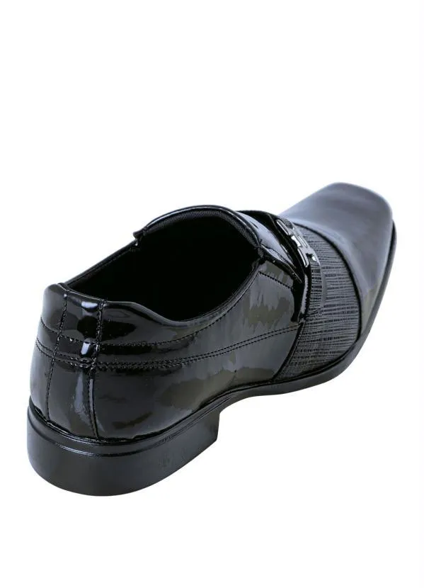 Perfecta - Sapato Social Preto em Verniz 4