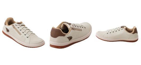 Sapat�nis Masculino Bege em Sint�tico