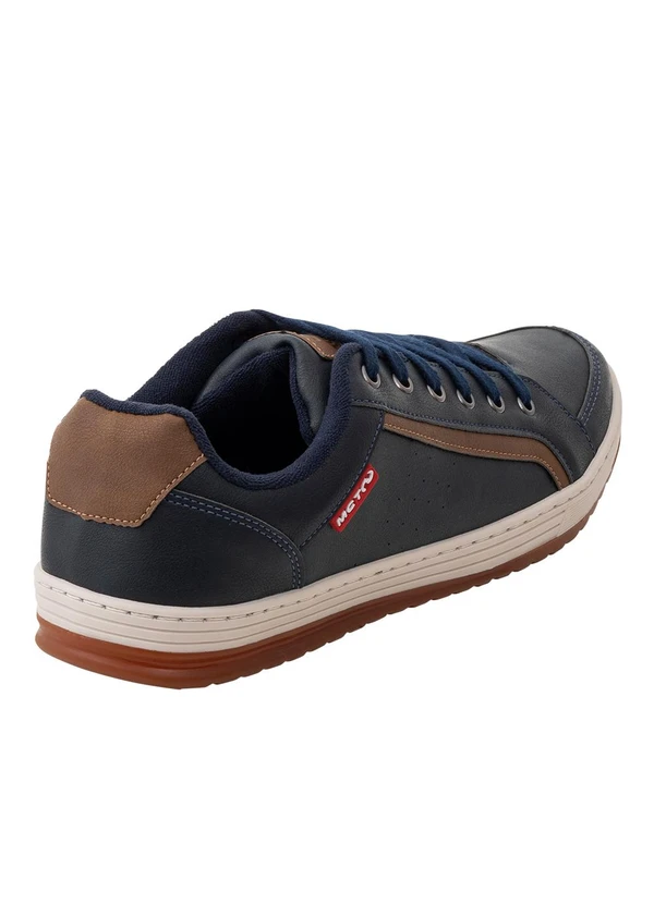 Perfecta - Sapatênis Masculino Marinho em Sintético 2