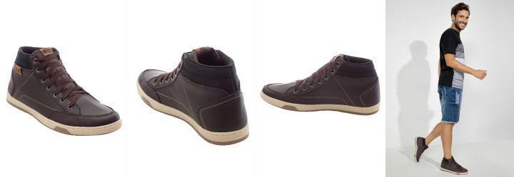 Tnis Botinha Caf em Material Sinttico