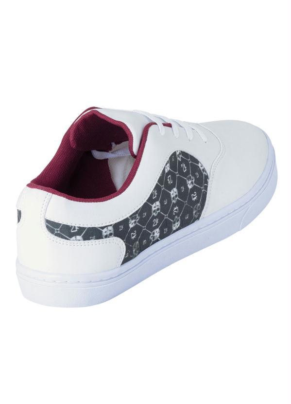 Outlet - Tênis Branco com Estampa 2