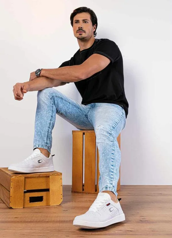 Perfecta - Tênis Branco em Sintético 3