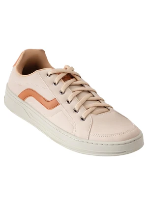 Perfecta - Tênis Casual Bege em Sintético - PERFECTA