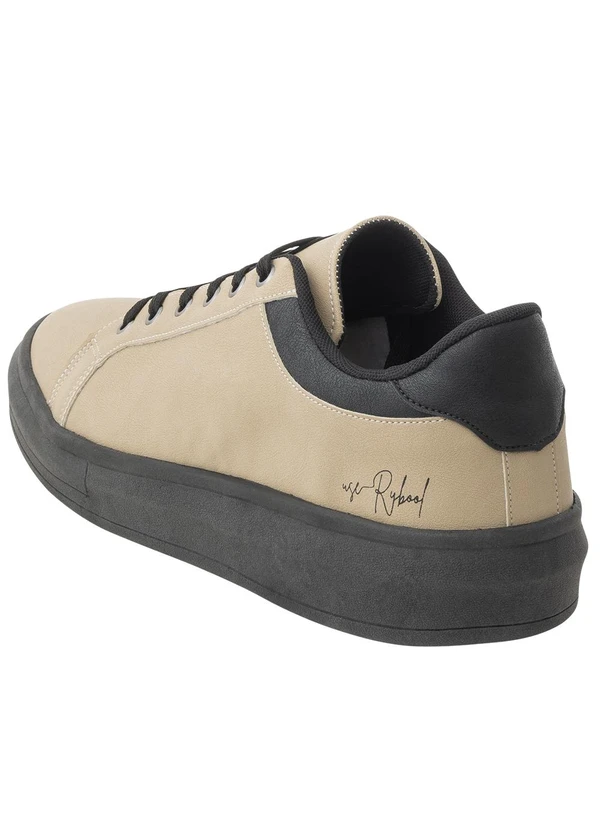 Perfecta - Tênis Casual Bege em Sintético 2