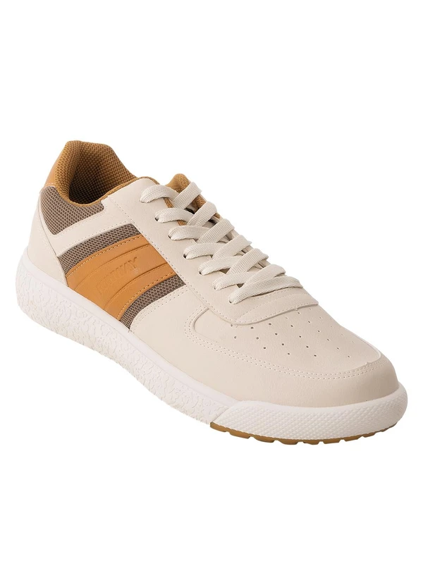 Perfecta - Tênis Casual Bege En Sintético