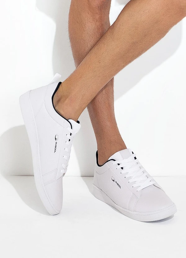 Perfecta - Tênis Casual Branco em Sintético 4