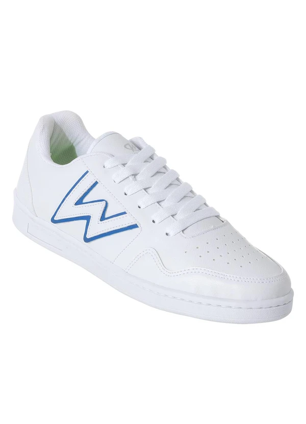 Perfecta - Tênis Casual Branco em Sintético